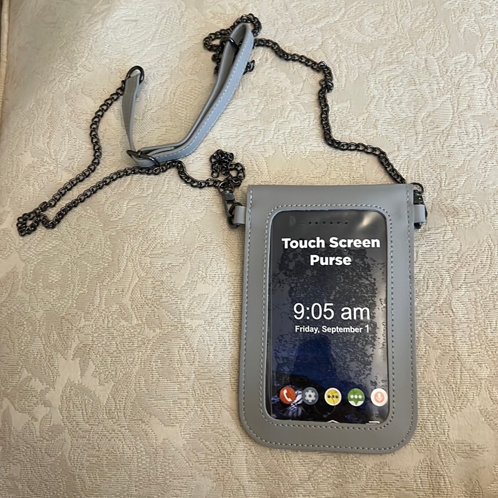 Savethegirls Touch Screen Purse in Grey